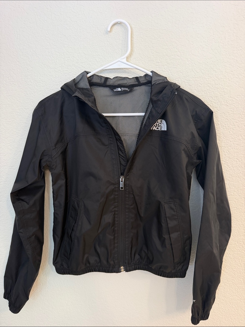 The North Face Black Kids' Hooded Rain Jacket